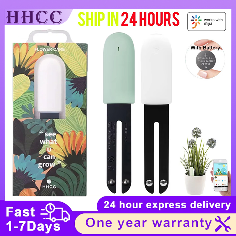 Smart Garden Water - Xiaomi mijia、フラワーモニター、花、庭のケア、植物、草、土壌の水を刺激するためのhhcc-ガーデニング検出器、スマートテスターセンサー