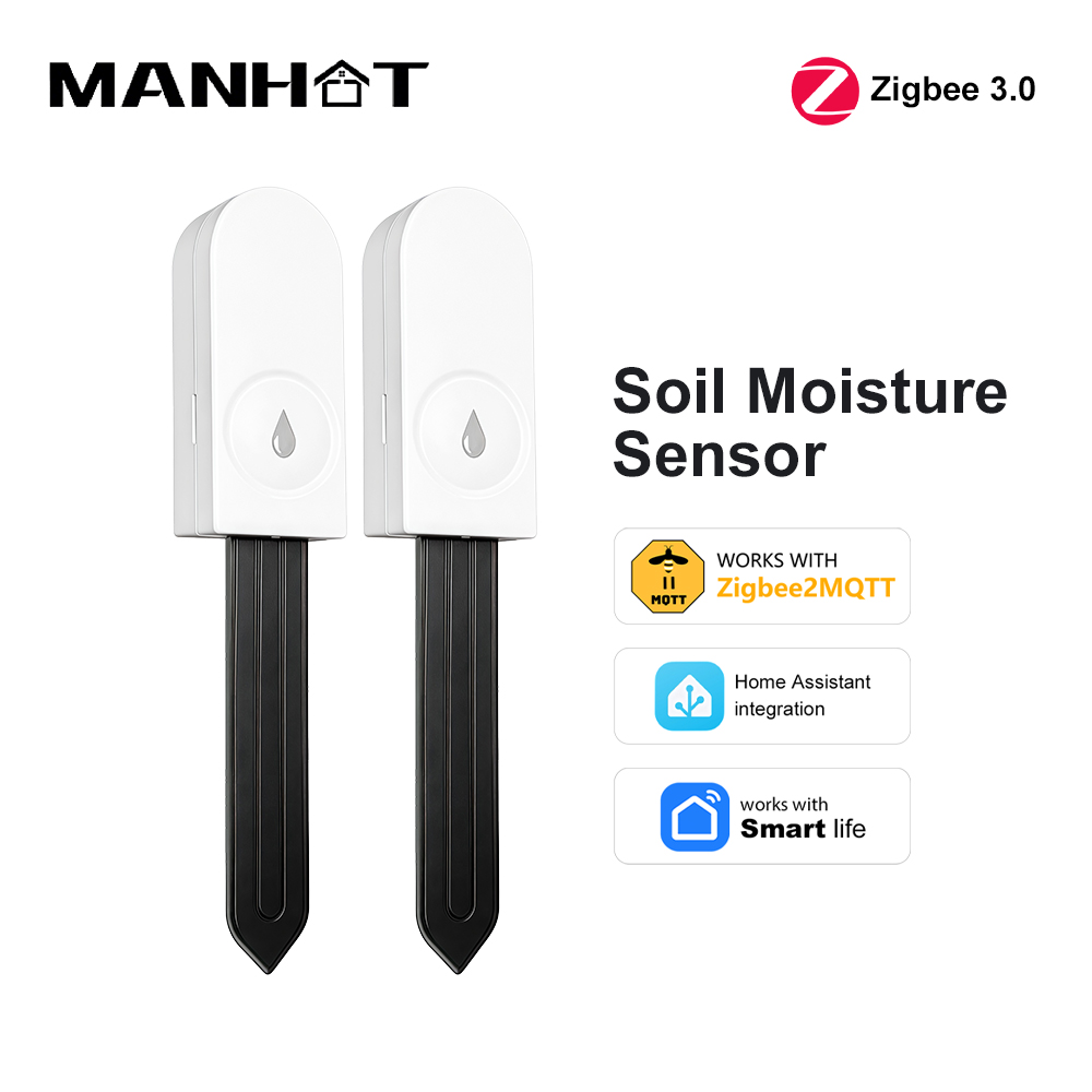 Smart Garden Water - Zigbee 3.0 土壌水分センサー 温度と湿度計 サーモハイグロメーター ガーデンオートメーション灌漑検出器