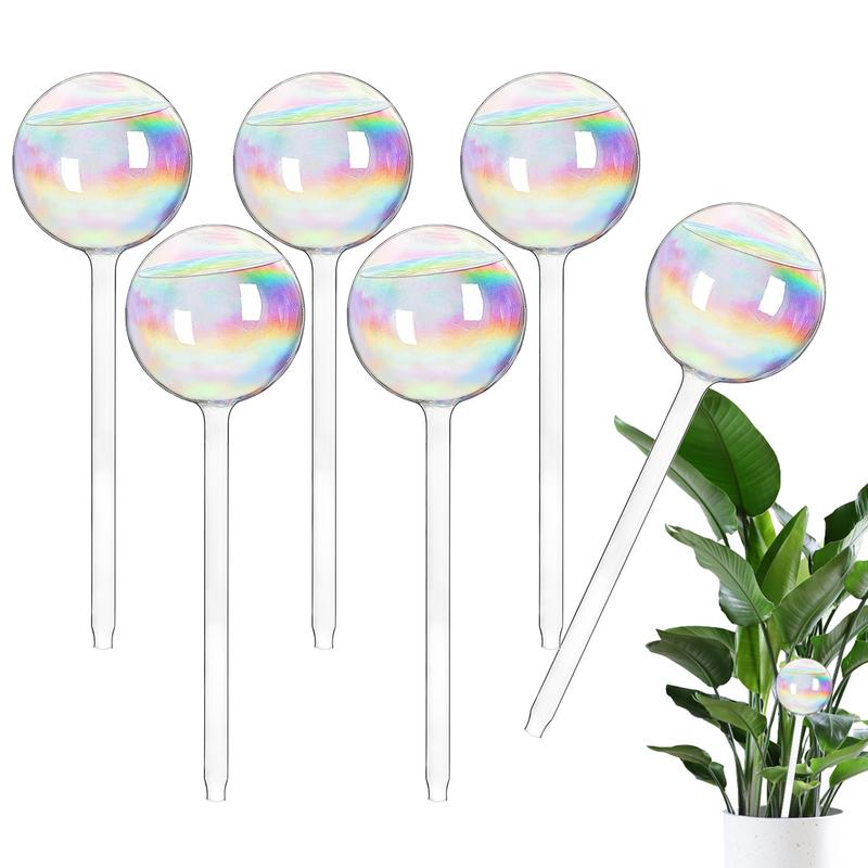 Smart Garden Watering System - 自動植物散水球根虹グラデーションカラーガラス散水球根自動クリア自己散水プランター灌漑ツール