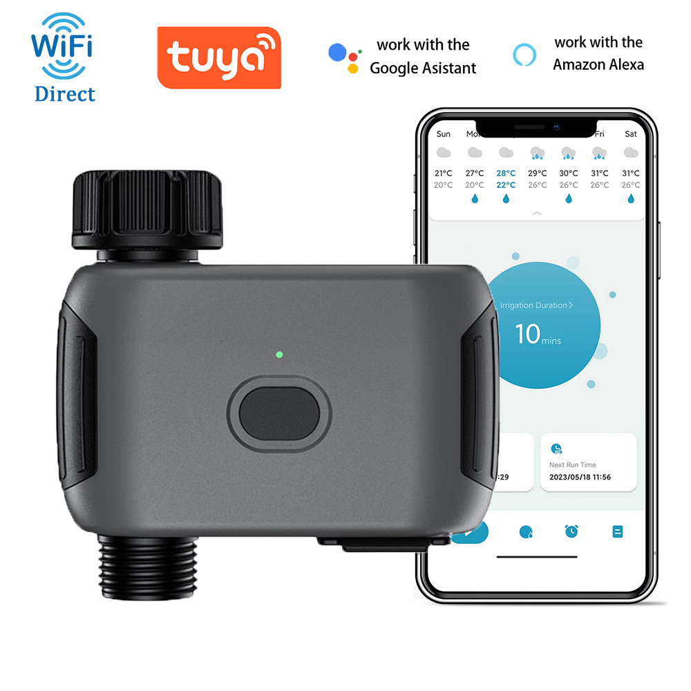 Smart Garden Accessories - インソマWiFiスプリンクラータイマー自動灌漑システムリモートコントロールスマートウォータータイマー（庭、芝生、屋外蛇口用）