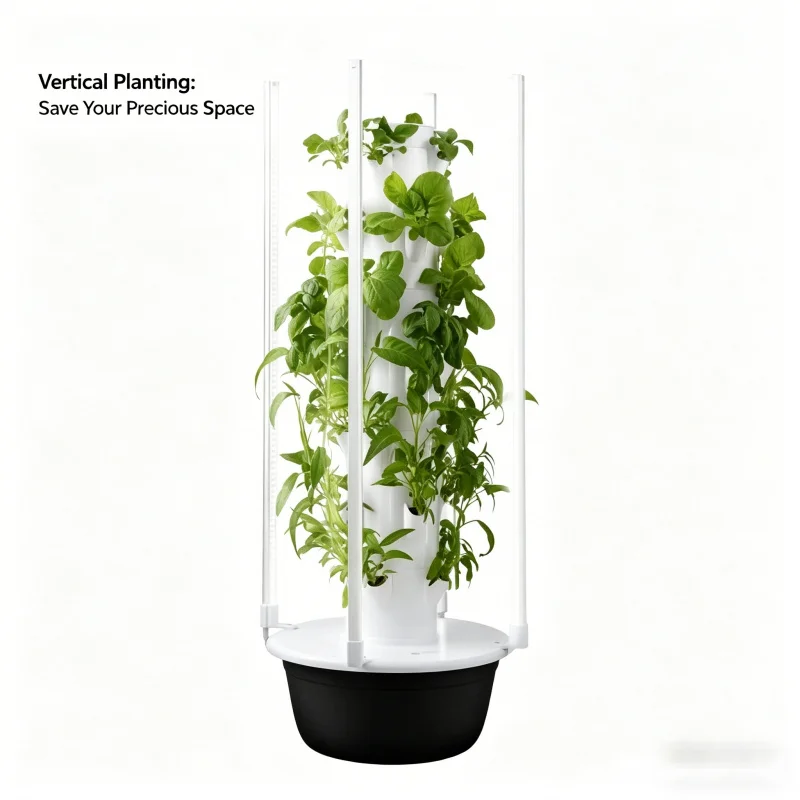 5層式スペースツリー水耕栽培タワー 室内スマート野菜ハーブプ - Smart Garden Indoor のレビューと価格