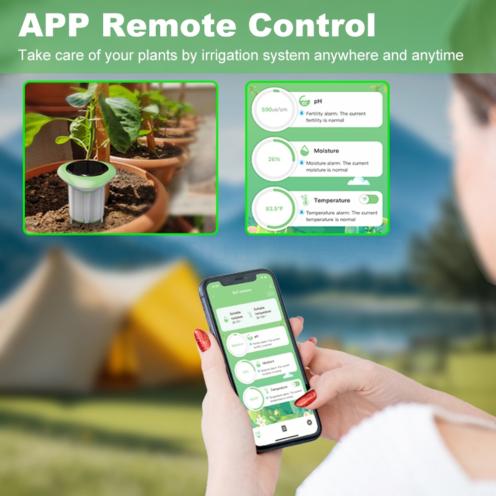 Tuya WIFI スマートソーラー土壌センサーテスター E - Smart Urban Garden のレビューと価格