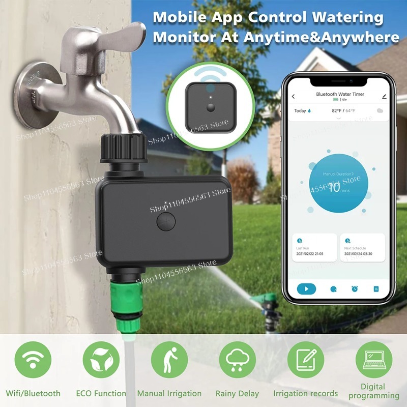 スマートWiFiガーデン散水タイマー：自動点滴灌漑コントロー - Smart Garden Water のレビューと価格