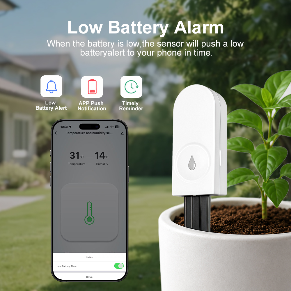 Zigbee 3.0 土壌水分センサー 温度と湿度計 サーモ - Smart Garden Water のレビューと価格