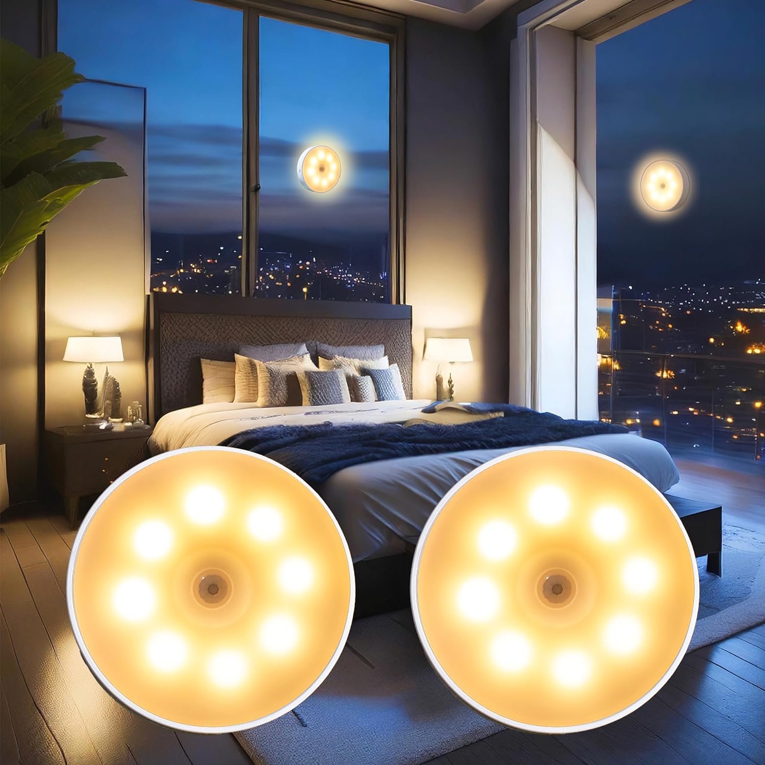 モーションセンサーナイトランプ充電式USBソーラーガーデンラ - Smart Garden Solar Lights のレビューと価格