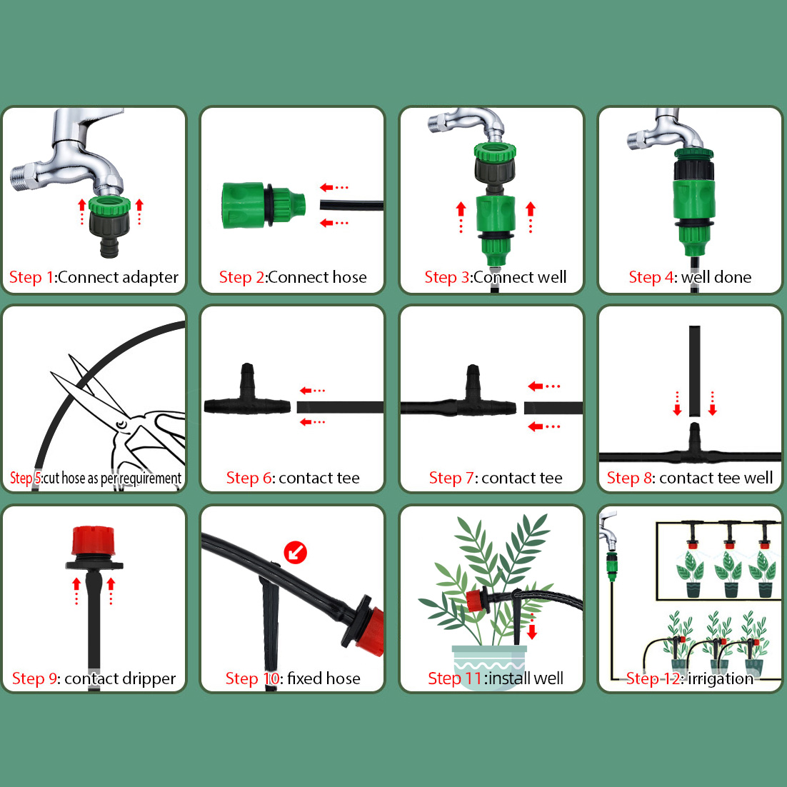 調整可能な再利用可能な温室キット,灌漑システム,ガーデンホー - Smart Urban Garden のレビューと価格