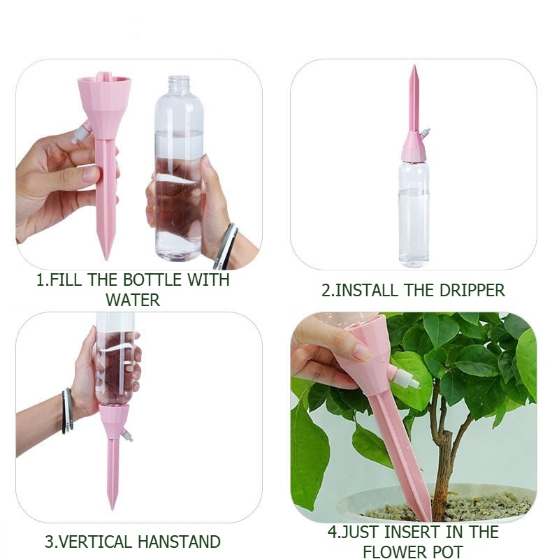 自動点滴灌漑システム 調整可能な水滴器 自動給水 観葉植物  - Smart Garden Watering System のレビューと価格