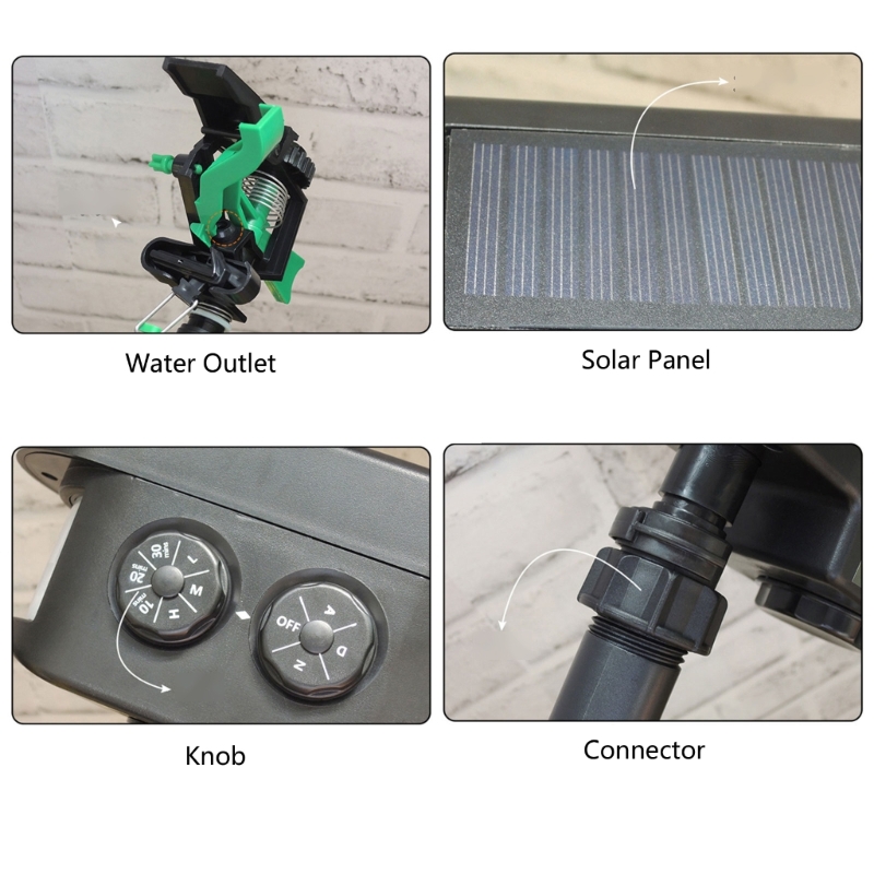 ソーラーオートマチックガーデンウォーターデバイスプログラム可 - Smart Garden Construct のレビューと価格