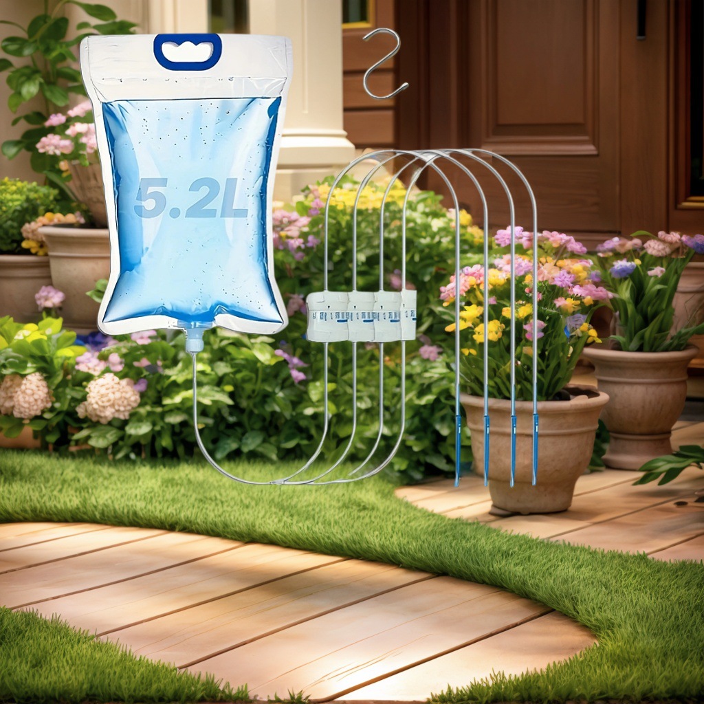 家庭用鉢植え植物用自動点滴バッグシステム調整可能な庭の水やり - Smart Garden Accessories のレビューと価格