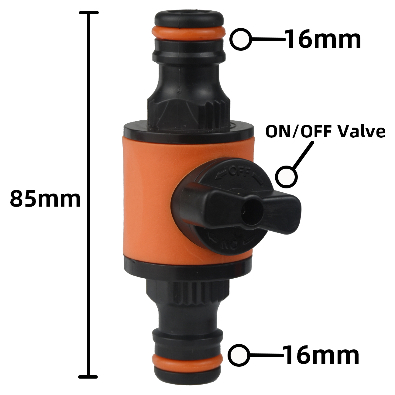 ガーデンホース用シャットオフバルブ接続コネクタ,パイプカプラ - Smart Garden Water のレビューと価格