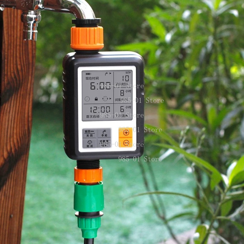 スマートデジタル水タイマー、自動プログラム式灌漑コントローラ - Smart Garden Accessories のレビューと価格