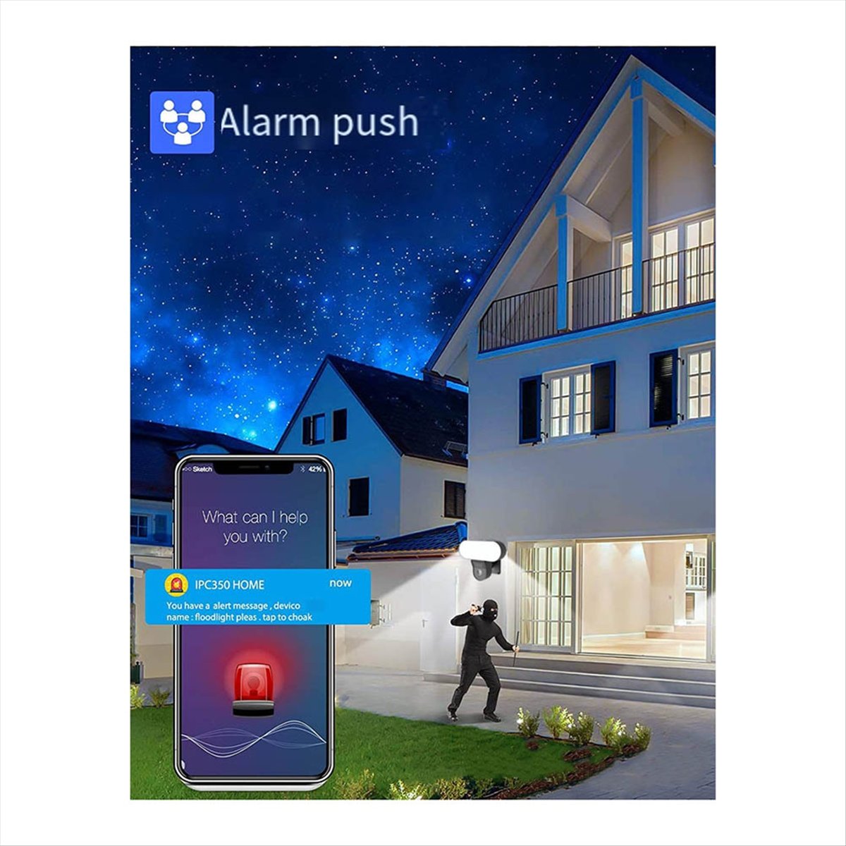 A43M Tuya WiFi カメラガーデンウォールランプセ - Smart Garden Accessories のレビューと価格