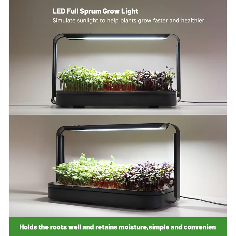 水耕栽培トレイ 室内マイクログリーン マイクログリーン種子  - Smart Garden Indoor のレビューと価格