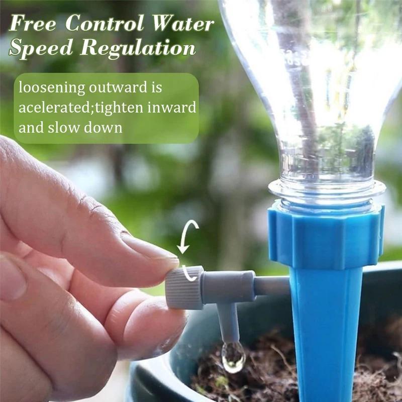 自動点滴灌漑システム自己散水スパイク花植物温室庭調整可能な自 - Smart Urban Garden のレビューと価格