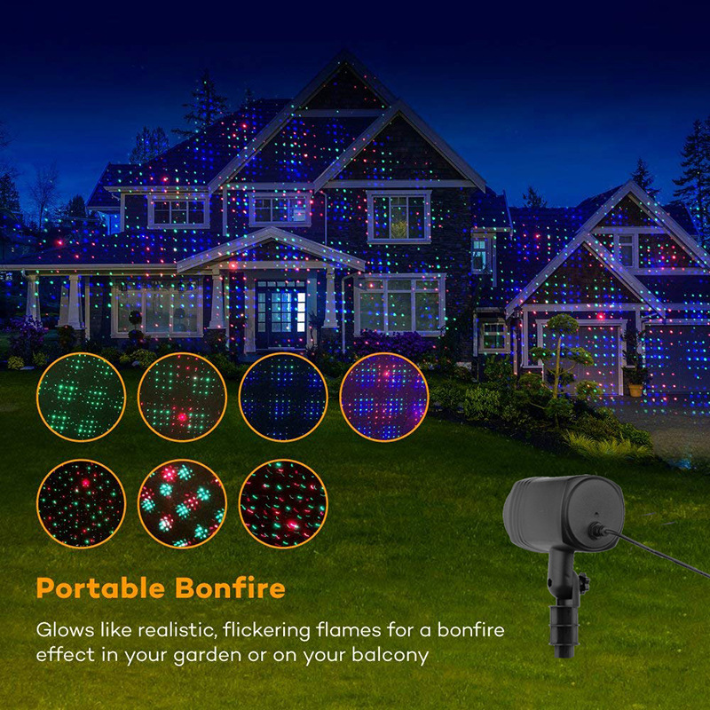 20パターン中庭投影ライトRGBクリスマスライト屋内ランプリ - Smart Garden Indoor のレビューと価格
