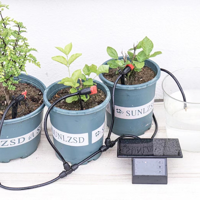 WIFI ソーラー自動散水機キットモバイルアプリリモコンホー - Smart Garden Watering System のレビューと価格