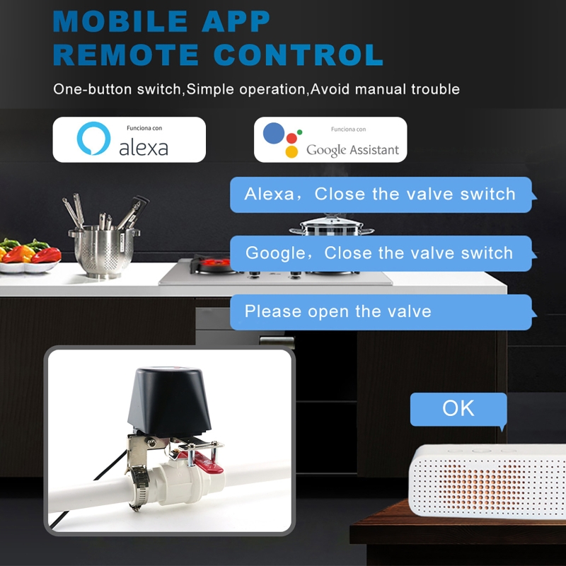 Tuya スマートガスバルブ WIFI ガーデンウォーターシ - Smart Garden Water のレビューと価格
