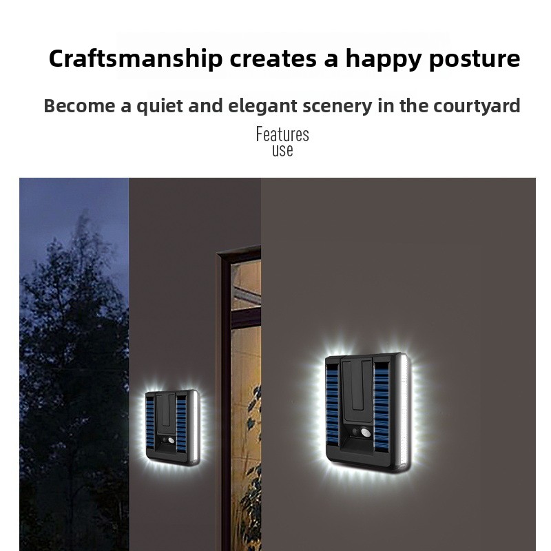新しいスマート屋外折りたたみソーラーウォールランプヨーロピア - Smart Garden Solar Lights のレビューと価格